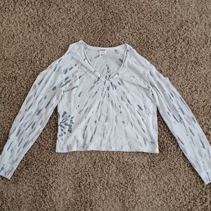 PINK crop long sleeve shirt